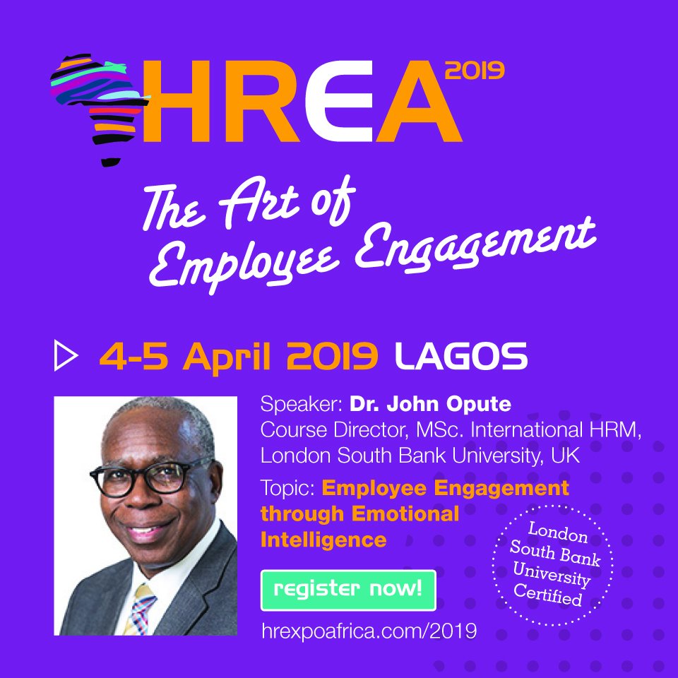 HRExpoAfrica's tweet photo. Get certification from London South Bank University, UK. Register and reserve you spot for this ground-breaking Masterclass at HREA Summit 2019. Visit https://t.co/bgy1reEn4L today! #HREASummit2019 https://t.co/hV7iMhlylp