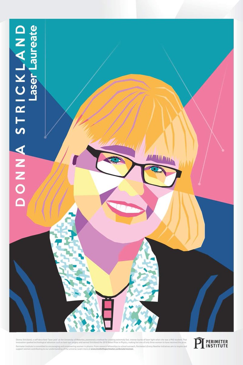 khanacademyfr's tweet photo. J-3 à la Journée Internationale des #femmes et des filles de #science

Donna Strickland fut la 3ème femme dans l'histoire à obtenir le @NobelPrize pour la physique, grâce à ses découvertes en matière de laser.

#WomenInSTEM #JIFFS2019 #rolemodele 

https://t.co/fuQYhS3T7U https://t.co/57VfUKIWb8