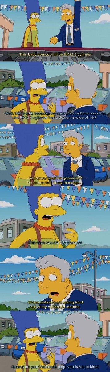 Le showrooming consiste à aller dans un magasin pour repérer des articles puis de les acheter sur internet. Mais on peut faire l'inverse...

(source : reddit.com/r/funny/commen…)