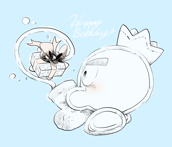 hu0dkja's tweet photo. フラッフと���ービィ��過去絵） https://t.co/JRHSy4cmpz