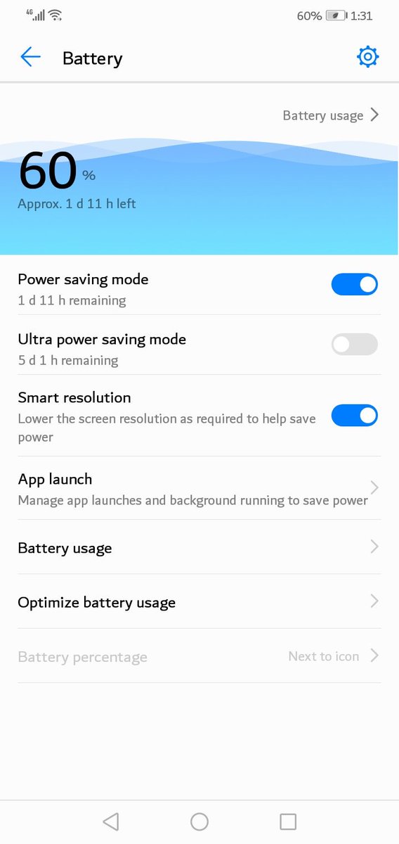 DjSoxxy's tweet photo. I bet most of you are heavy users of your mobile device, but just look at the statistics:
#PowerSavingMode 1day 11hours
#UltraPowerSavingMode 5days 1hour
I love this device..
#HuaweiY7 #Y7DewDrop #DualAICamera #Y7Prime2019 https://t.co/T4v9kUppPA