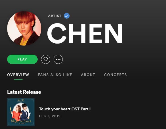 Make It Count is now available on Spotify!
---> open.spotify.com/album/0TRDHt2m… 

Those with Premium accounts &amp; PC stream it on repeat. I will create a playlist to stream from, for free users as soon as possible.

<a href="/weareoneEXO/">EXO</a> #MakeItCount_CHEN