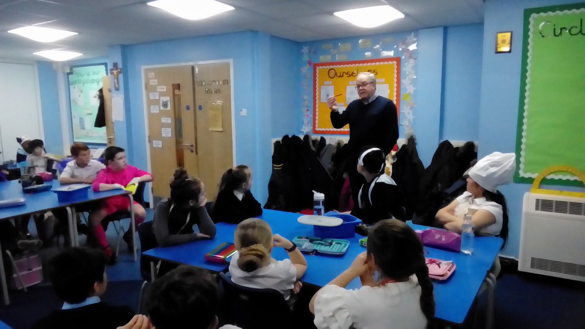 StSebastiansPri's tweet photo. What a fun maths breakfast we have had in year 5. Thank you to those parents who were able to join us particularly our guest speakers who informed us of how they use maths in their professions #mathsbreakfast #lcqm https://t.co/L2C7Xdgz4R