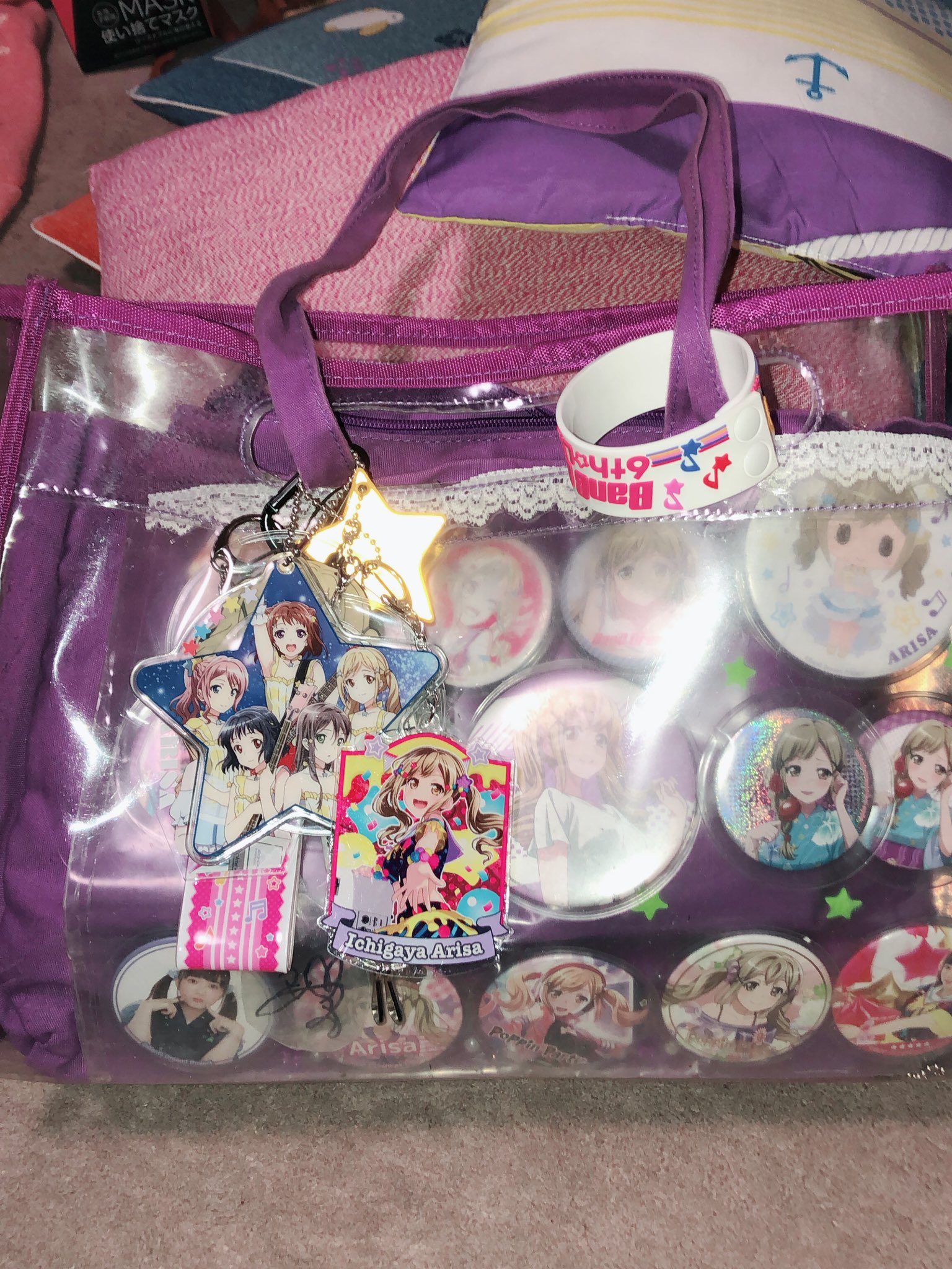 市ヶ谷有咲缶バッジ痛バックジャケットセット