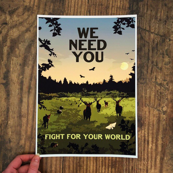 HannahEMdesign's tweet photo. Fight For Your World 💚 @BBOWT @BBCEarth @WWF https://t.co/t5CVcrbPI3