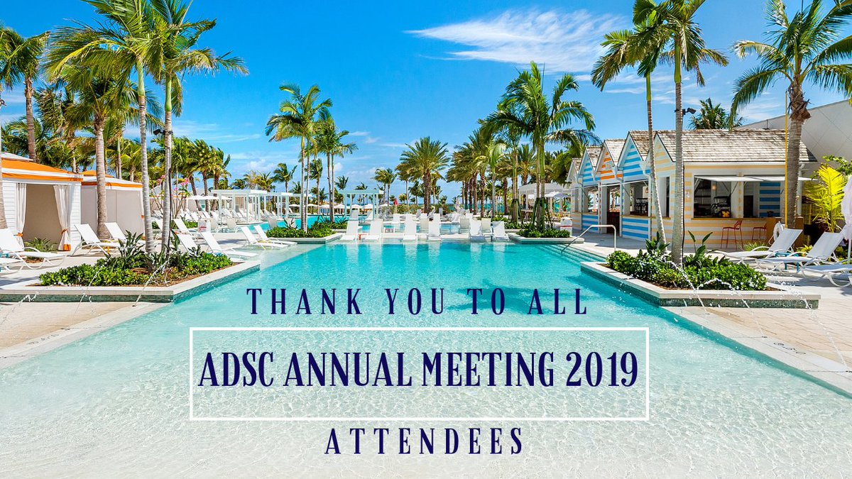 ADSC_IAFD's tweet image. What a great week!! Thank you to everyone who helped make it happen and all who came to the Bahamas! 
#ADSCAnnualMeeting2019
#ADSCIAFD