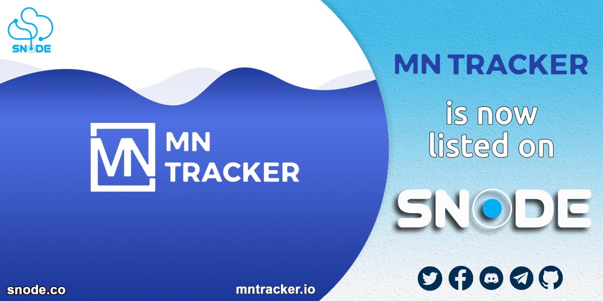 snode_co's tweet image. 📢 We are glad to announce that we have added the support for MN TrackerCoin @mn_tracker 

Website: mntracker.io
Discord: discord.gg/mnX42Ud
MNO: masternodes.online/currencies/MNT

Instant shared MN for MNT is also available.
#masternodes #snode #sharedMN $SND $MNT