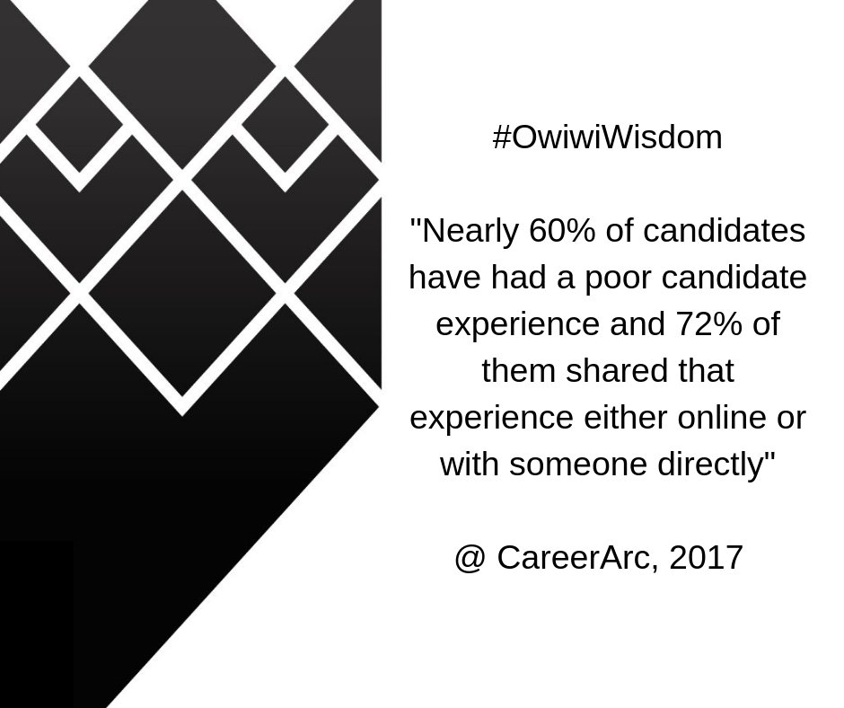 Owiwi_HireOnce's tweet image. #OwiwiWisdom #HRstats 
Candidate experience is vital! 🦉