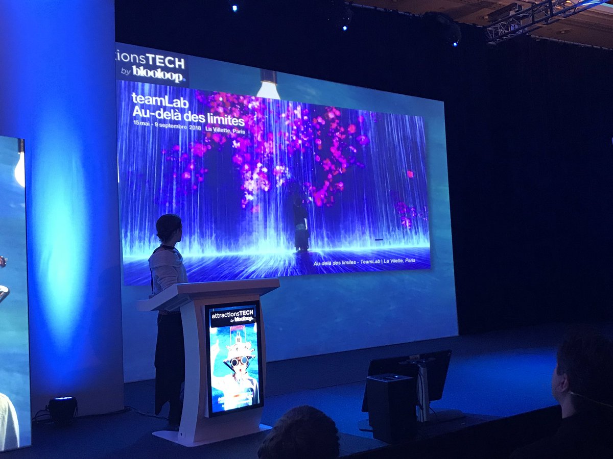 AnjaDHondt's tweet image. creative and inspiring presentation - balancing technology, creativity and storytelling into memorable social experiences by Laurence Beckers #Alterface #attractionsTECH @blooloop @ISE19