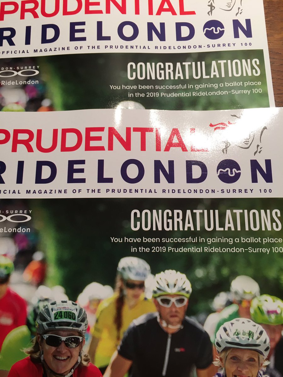 BakerycafeS's tweet photo. Here we go again @4Lilyfoundation @RideLondon best get the Lycra out, it’s going to be a bit of a squeeze 😃 https://t.co/IsZ17xJfW3