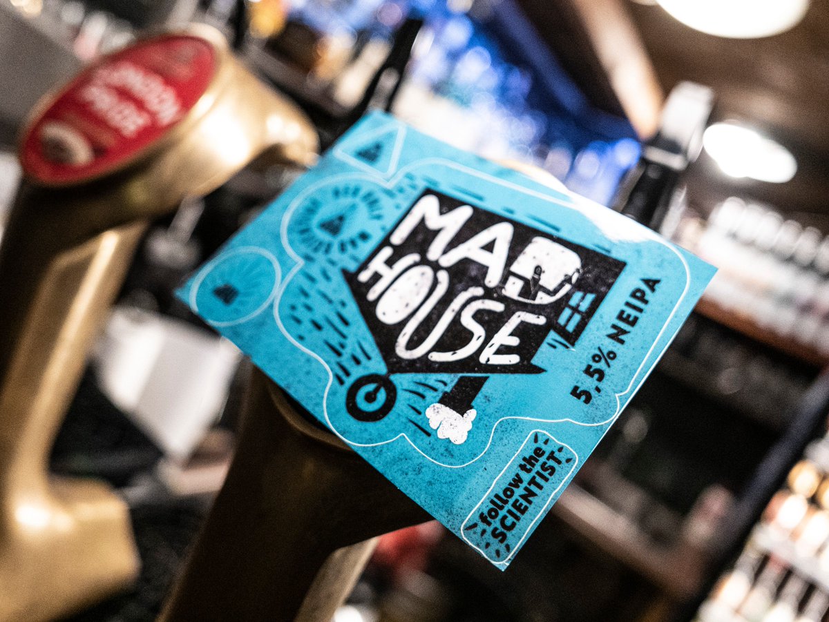 madscientisthun's tweet photo. Thanks a lot for coming around and showing love for our new MADHOUSE keg-only NEIPA last night. 🔥🏘🤯🔥🏘🤯🔥🏘🤯🔥🏘🤯🔥🏘🤯Available nationwide from today and internationally from next week! #madhouse #neipa #freshipa #newenglandipa #kegonly #followthescientist #madscientist https://t.co/xPuIyIJQ5G