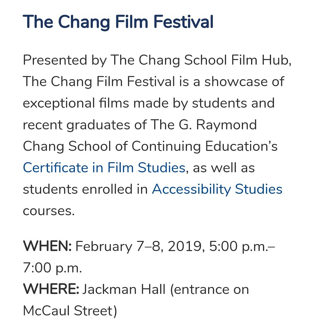 Nicola_Di_Capua's tweet photo. Very exciting to attending the Chang Film Festival today at 5pm!
@Nicola_Di_Capua's short documentary film @StepIntoMyWorldFilm will be screened on February 8th 5pm.
Event is free and register by https://t.co/MA3ZNvJmH9
#NicolaDiCapua #StepIntoMyWordFilm https://t.co/Ah6ReVxHNY