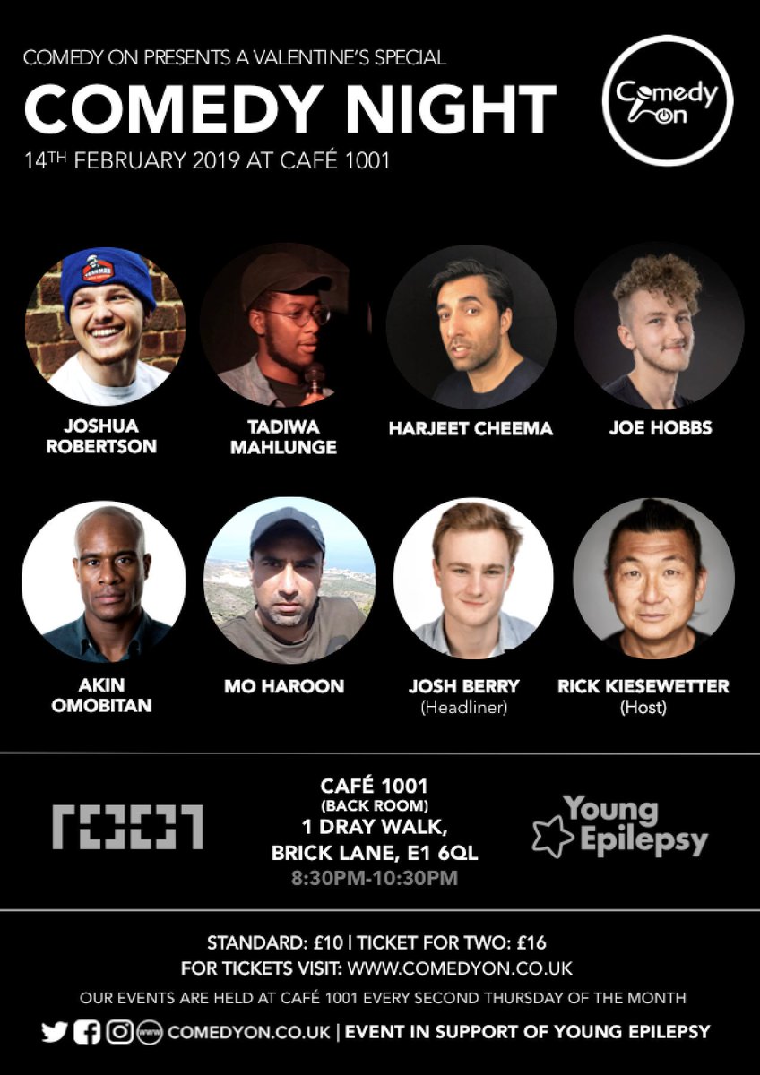 geturcomedyon's tweet photo. This is happening next week! @Cafe1001 in support of @youngepilepsy #comedy s/o to @YeahmanOG @JoeHobbsComedy @AkinOmobitan @JBImpressions @RickKiesewetter https://t.co/G7EMeO4rFG