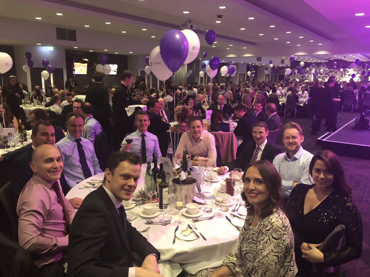 Some of our Bristol team last night at <a href="/The_BPAA/">BPAA</a> Annual Dinner at Ashton Gate; a great night as always! #BPAA #property
