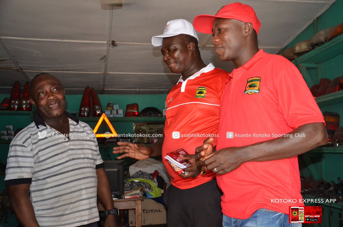 AsanteKotoko_SC's tweet photo. Community outreach program to mobilise support for Wednesday's clash against  Zesco United is underway in Kumasi.

#AKSC #kotoko4africa #AKZU #LetsFillBabaYara #Zescomustfall https://t.co/Pq16crVbgg