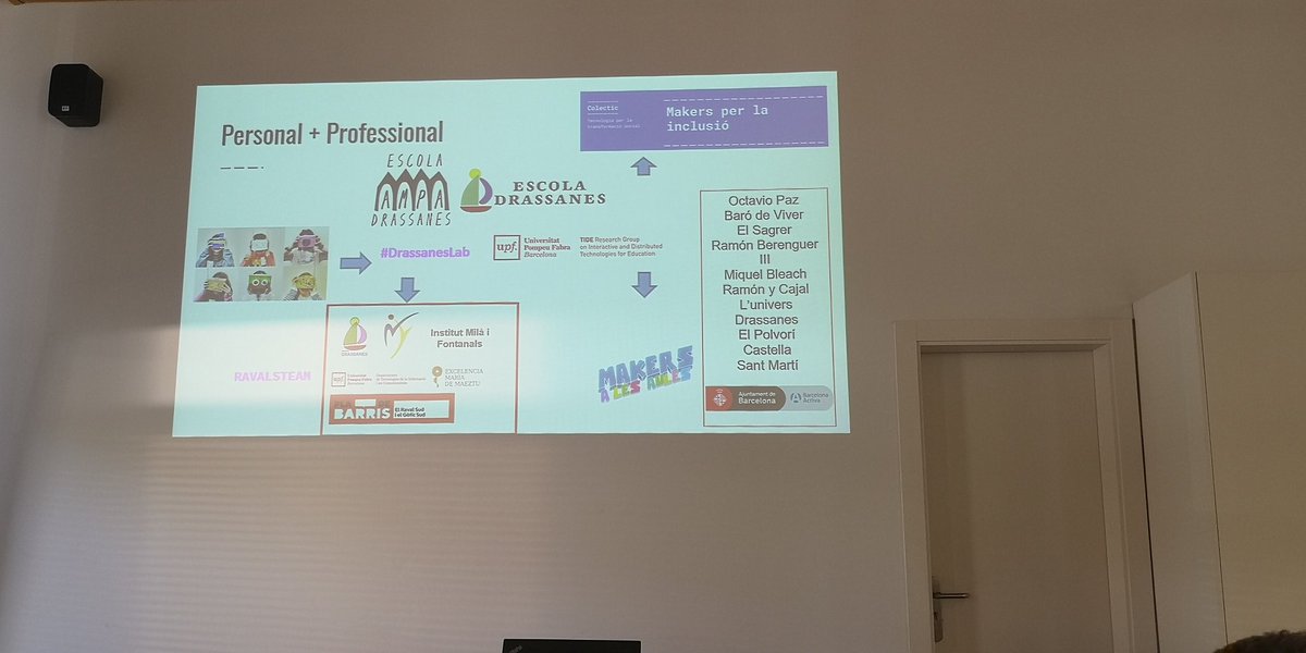 jordiserarols's tweet photo. Del #drassaneslab al Ravalsteam i ara al Makers a les Aules @AMPADrassanes i @escolaDrassanes per combatre l'escletxa digital de gènere sobretot en els collectius més vulnerables @consorciedubcn https://t.co/Q7ln0Jfyh2