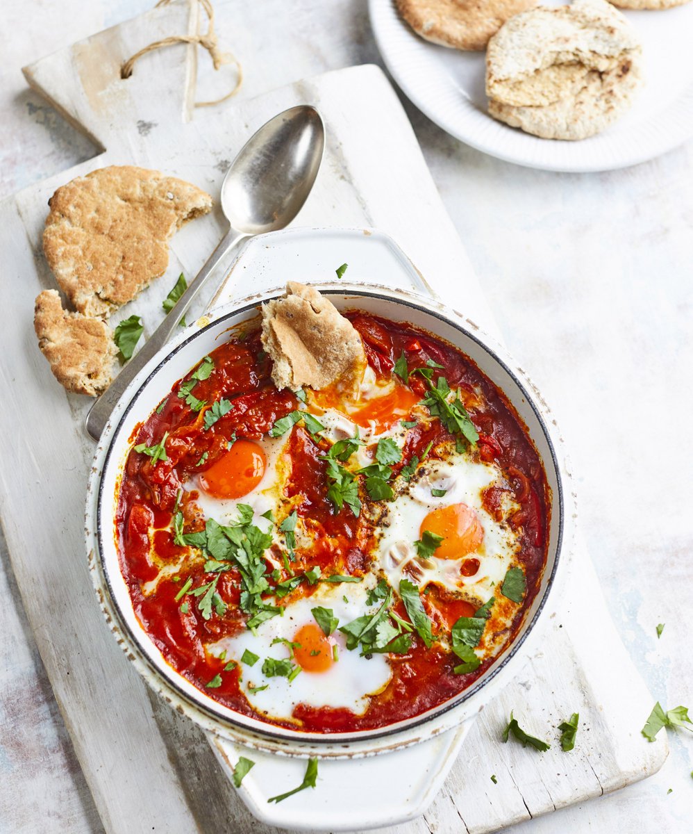 Spice up your #meatfreemonday dish with the @fooddoctoruk 's moroccan influenced spiced shakshuka. Follow the recipe here: clarencecourt.co.uk/recipes/our-fa…