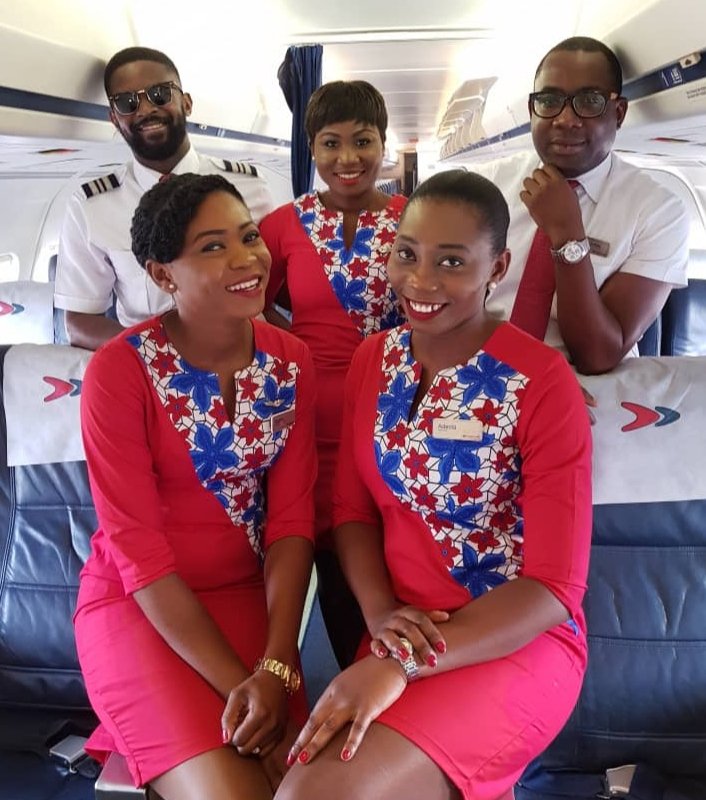 Afritraveller's tweet photo. Too much 'sauce' in one picture. Happy #FLYday from Nigeria's @DanaAir. #SmartCrew #FlyDanaAir #SmartestWay2Fly #ProudlyAfrican https://t.co/GFRbIT4dSv