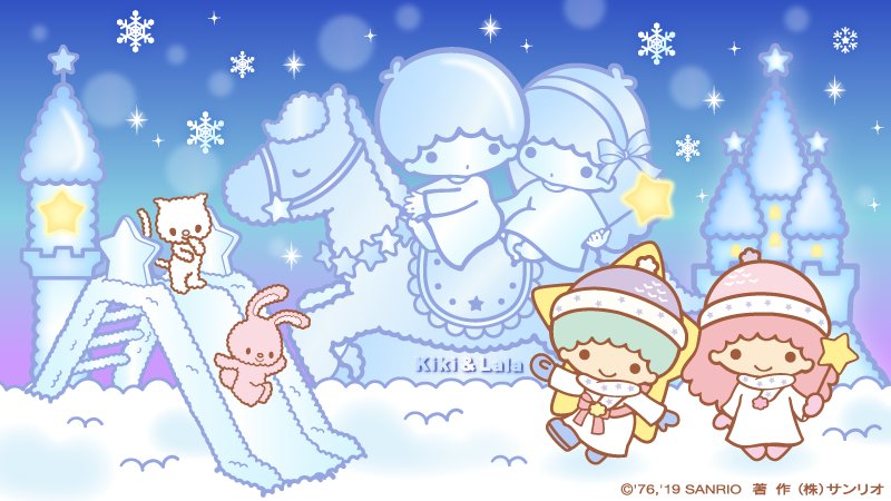 「ぼくたちの雪まつりへようこそ☆ 今年の力作はこちら〜☆ 」|キキ＆ララ【公式】のイラスト