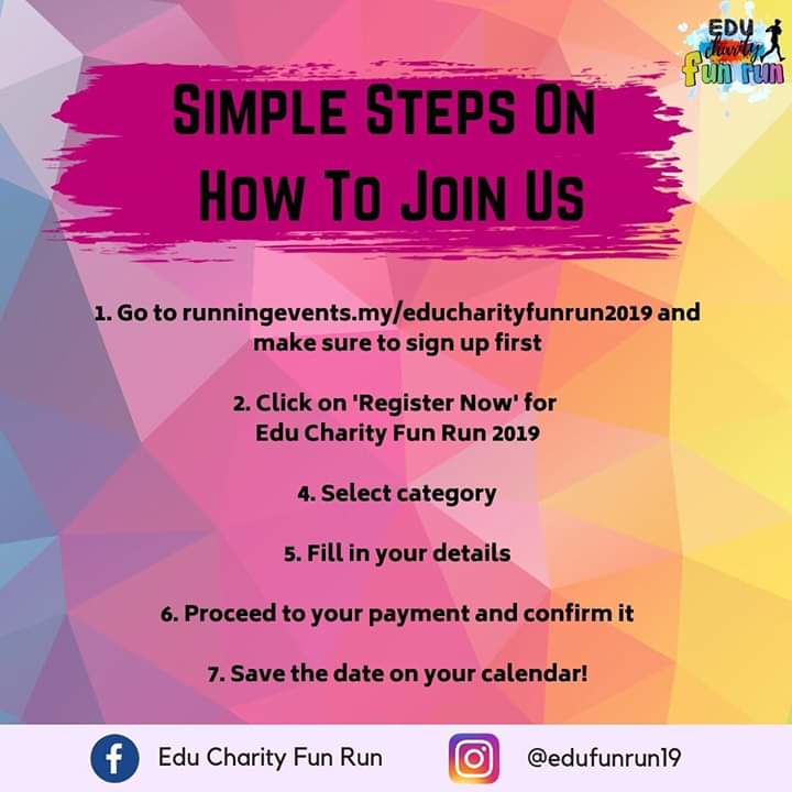 Fun2019's tweet photo. Hello people! These are some simple steps on how to join us! It is so easy, what are you waiting for? Also, it is just one click away to register on Facebook by clicking the “Book Now” button and click the link in our bio on Instagram. https://t.co/nREhFZnfPr