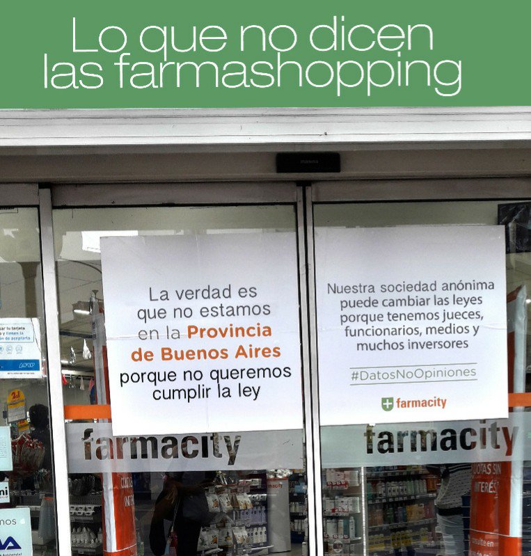 analiaurban's tweet photo. #MacriNoCumple Prometió igualdad para todos, pero apoya el monopolio del amigo Quintana queriendo ingresar a PBA sin respetar la ley como lo hacen todas las demás farmacias. https://t.co/U3K8TyNtSh