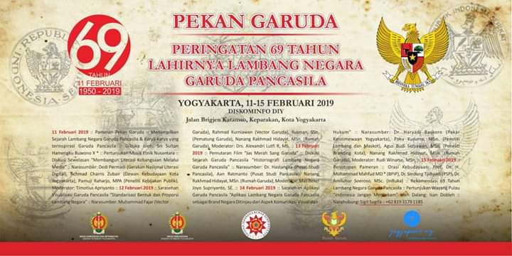 Yuk, rekan yang di Yogya dsk..dalam rangka peringatan hari lahir lambang negara garuda pancasila #69tahunlambangnegara#garudapancasila#gerakkan112#rumahgaruda