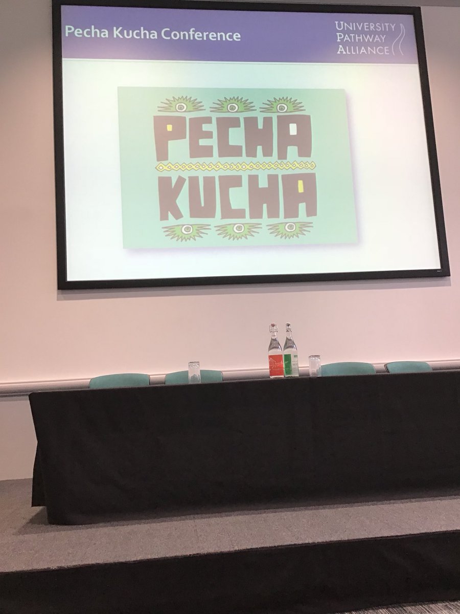 Half way through the #PetchaKucha with the University Pathway Alliance. So fast paced... no time to tweet!