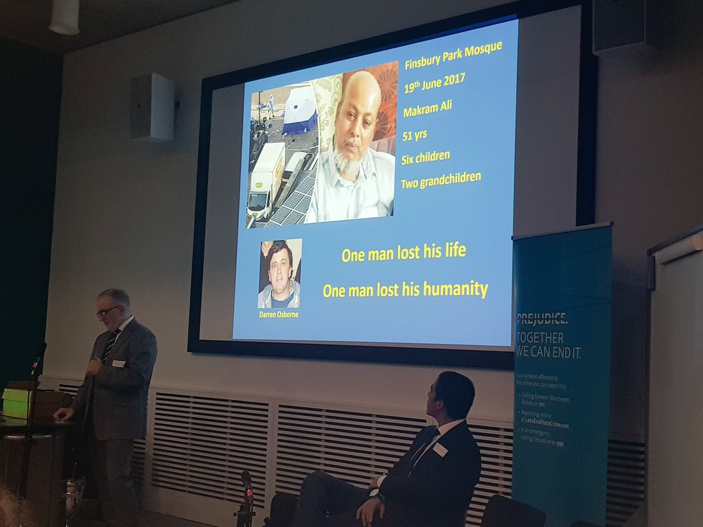 BSBTBristol's tweet photo. Dr Nasser Kurdy reminds us Ignorance leads to fear, fear leads to hate and hate leads to violence - Forgiveness is so Powerful because it rises above that and brings Hope and builds Better Futures. #CHEE2019 @I4GIVEH8 #BuildingaStrongerBritainTogether #CounteringExtremism https://t.co/s07wYTVw8Y