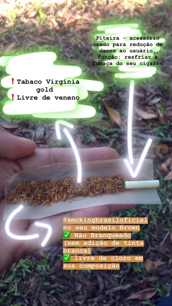 _PabloRocha94's tweet photo. โ ๏ธReduรงรฃo de danos โ ๏ธ
Vamos fugir do cigarro industrializado ๐ค๐พ
#Tabaco
#Fumaceiro
#VirginiaGold
#SemVeneno https://t.co/FtilNYMnY4