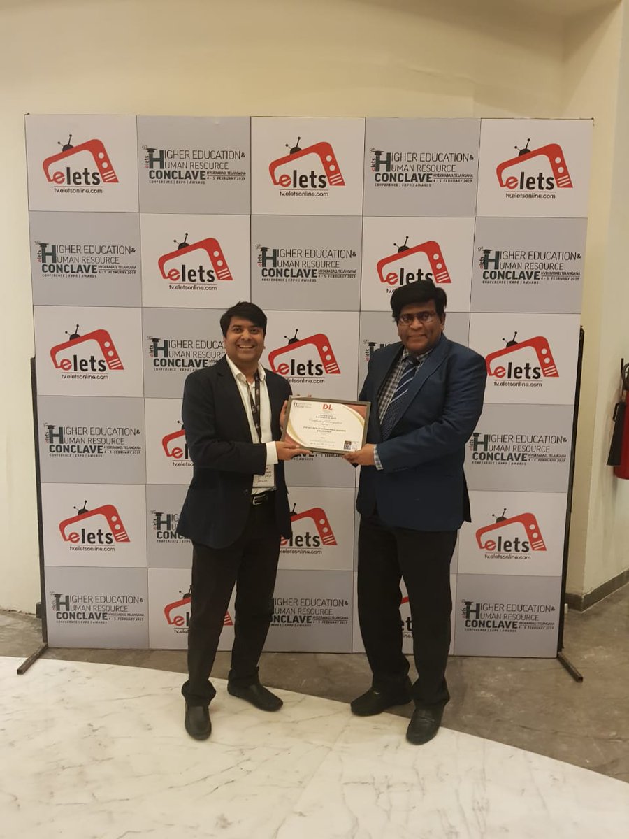 ASM_Group's tweet photo. At Higher Education and Human Resource Conclave, the ASM Institutes of International Business and Research (IIBR) was awarded as one of the Top Private B- Schools of India by Digital Learning Magazine. #ASMGroup #DigitalLearningMagazine #TopPrivateBSchoolsOfIndia #Award https://t.co/Kveflre9WQ