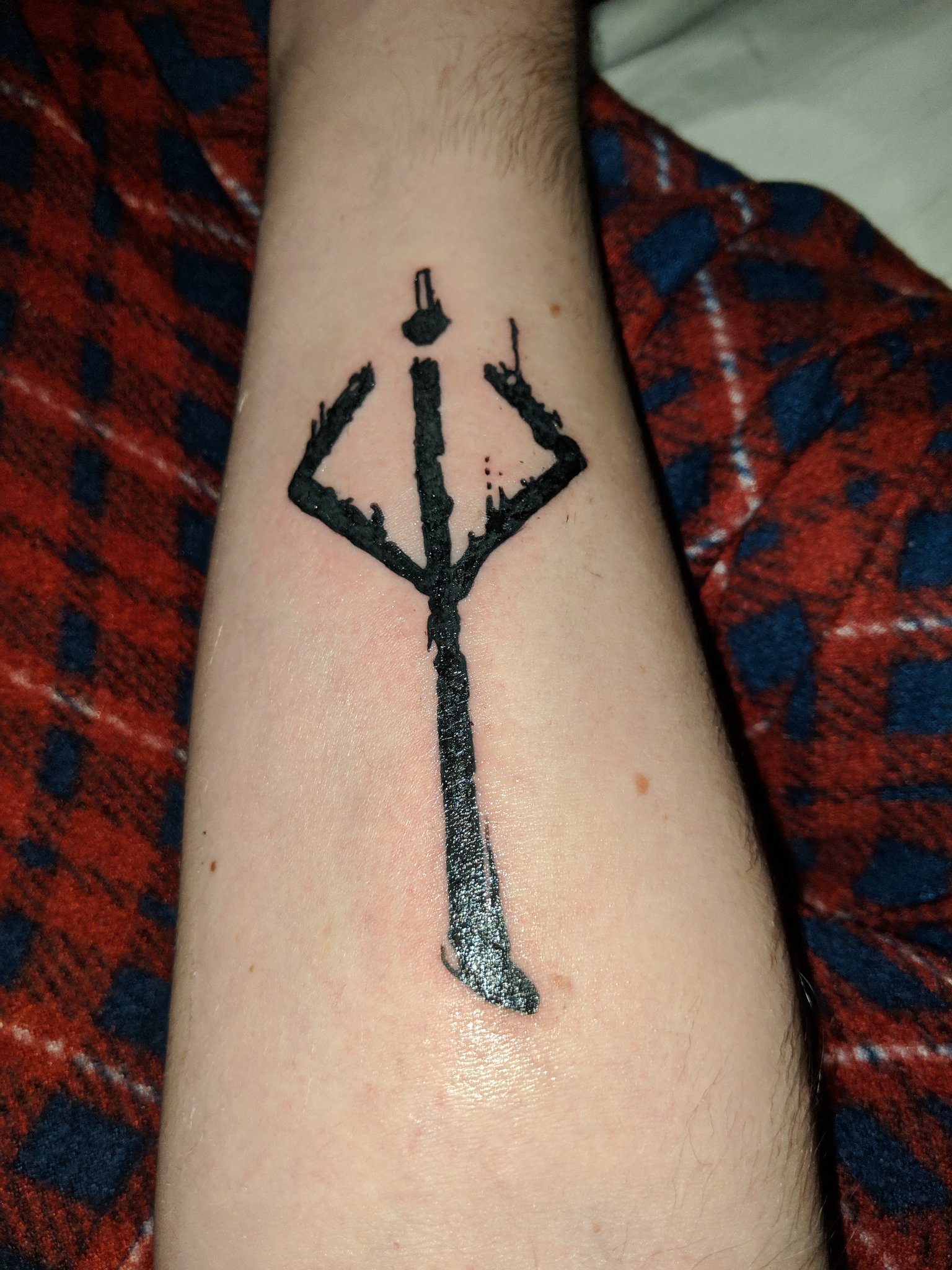 Corruption Caryll Rune from Bloodborne Done by Jodi at Flaming Lotus Tattoo  Sayville Long Island  rtattoos