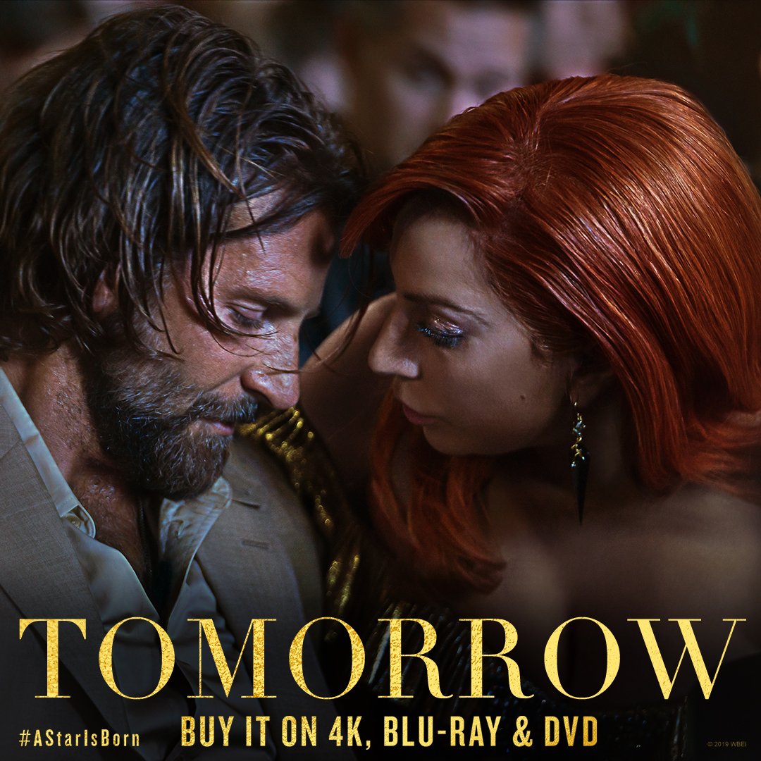 "Heart-wrenching." - Peter Bradshaw, The Guardian.

 Own #AStarIsBorn on 4K, Blu-ray &amp; DVD tomorrow. po.st/OwnAStarIsBorn