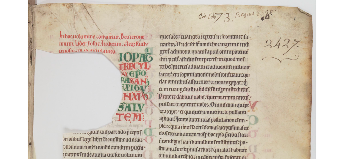 EganPoet's tweet photo. #RabanusMaurus as the author's name still clearly visible twice. The German phrase 'the tooth of time' ('der Zahn der Zeit') takes on a new significance. Commentarium in Exodum, ms. 1160/70.
#Digitization by @laBnF & @britishlibrary.
https://t.co/ntcXIhIGw2 https://t.co/yNkRYV7lyU