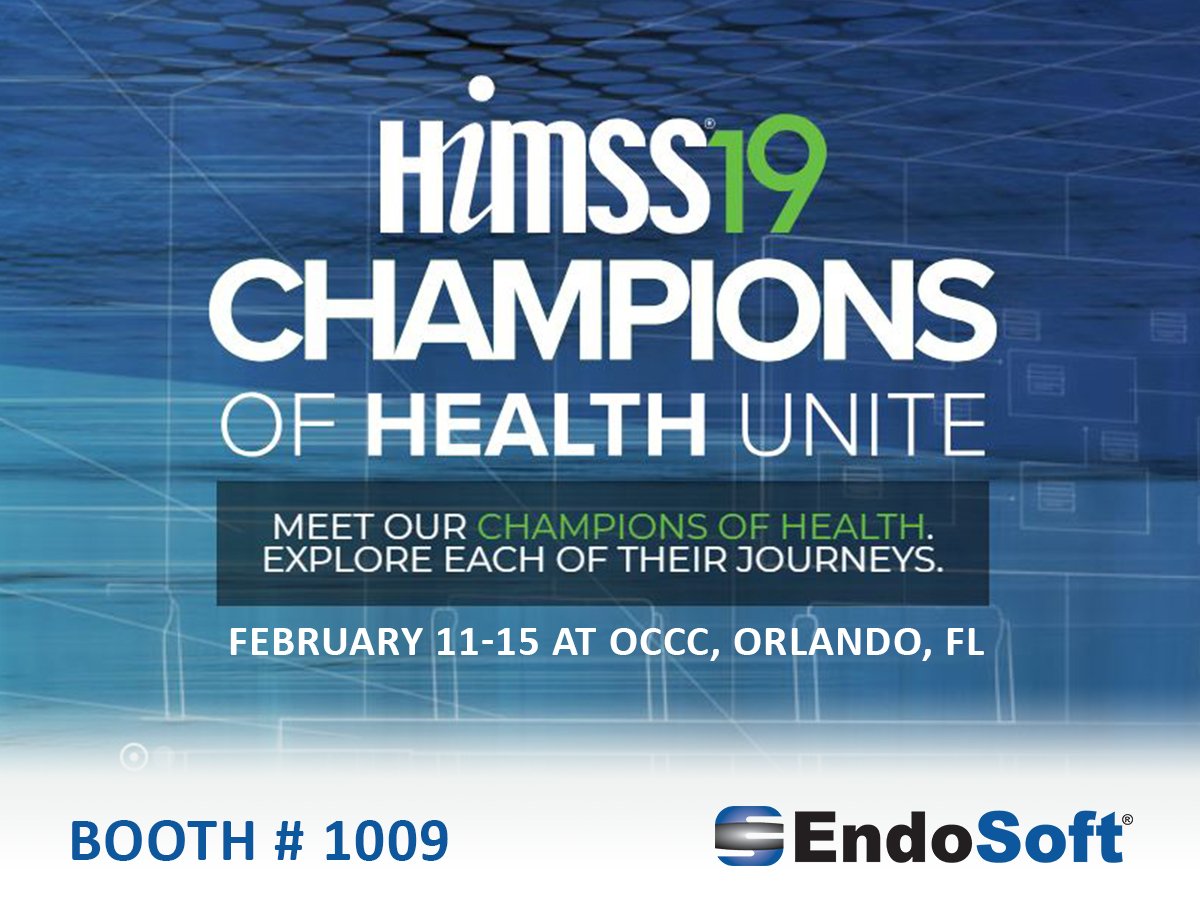 EndosoftWorld's tweet photo. Interested in learning how you could streamline your daily workflow? Request information about EndoVault and meet up with our team in Orlando this month at HIMSS!
https://t.co/bksKBYpl5O
#EHR #Endosoft #HIMSS19 #Orlando https://t.co/4eabtlO5HA