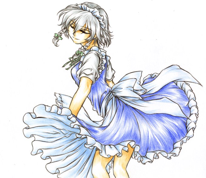 一部の十六夜咲夜過激派による過去絵投下が相次ぐのtwitterイラスト検索結果