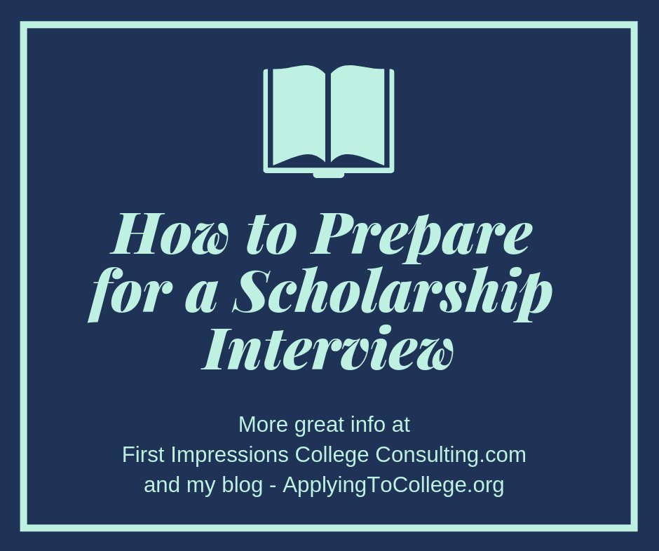 How to Prepare for a Scholarship Interview #interviewtips #scholarships applyingtocollege.org/2019/02/08/how…