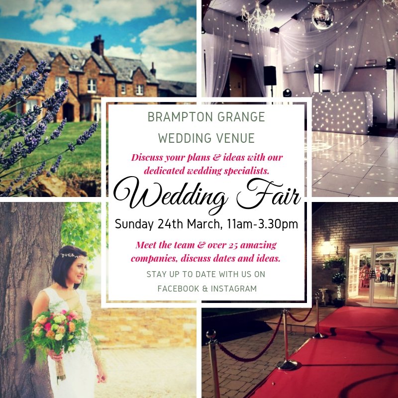Spring Wedding Fair - March 24th. A must for anyone thinking about tying the knot.  Free tickets available here - facebook.com/events/2594554…
#weddingfair #northampton #wedding