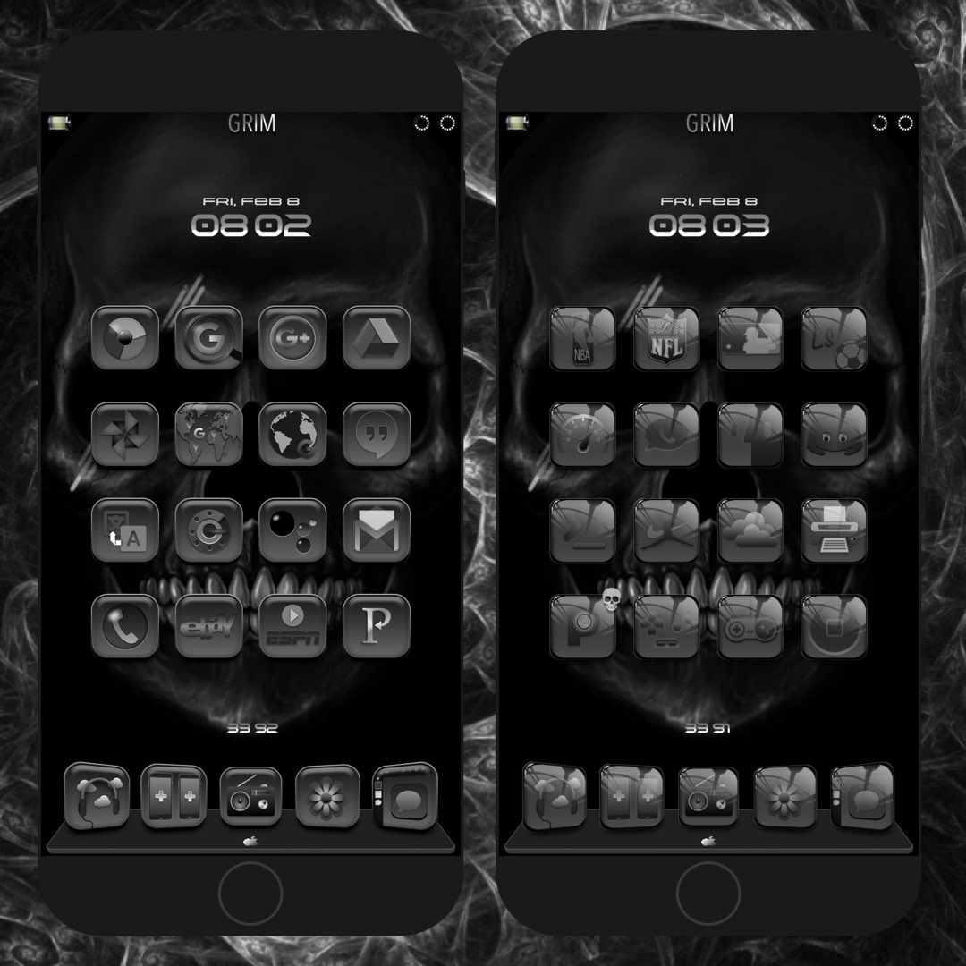 Steven Meyer (@stevemeyer420) on Twitter photo What I have done for Grim theme so far...
100-icons
22-AE's
10-Docks
2-Zeppelins
Widget by <a href="/Payrun76/">Payrun๐</a>
Wall from Google-(Credit to creator) What I have done for Grim theme so far...
100-icons
22-AE's
10-Docks
2-Zeppelins
Widget by <a href="/Payrun76/">Payrun๐</a>
Wall from Google-(Credit to creator)