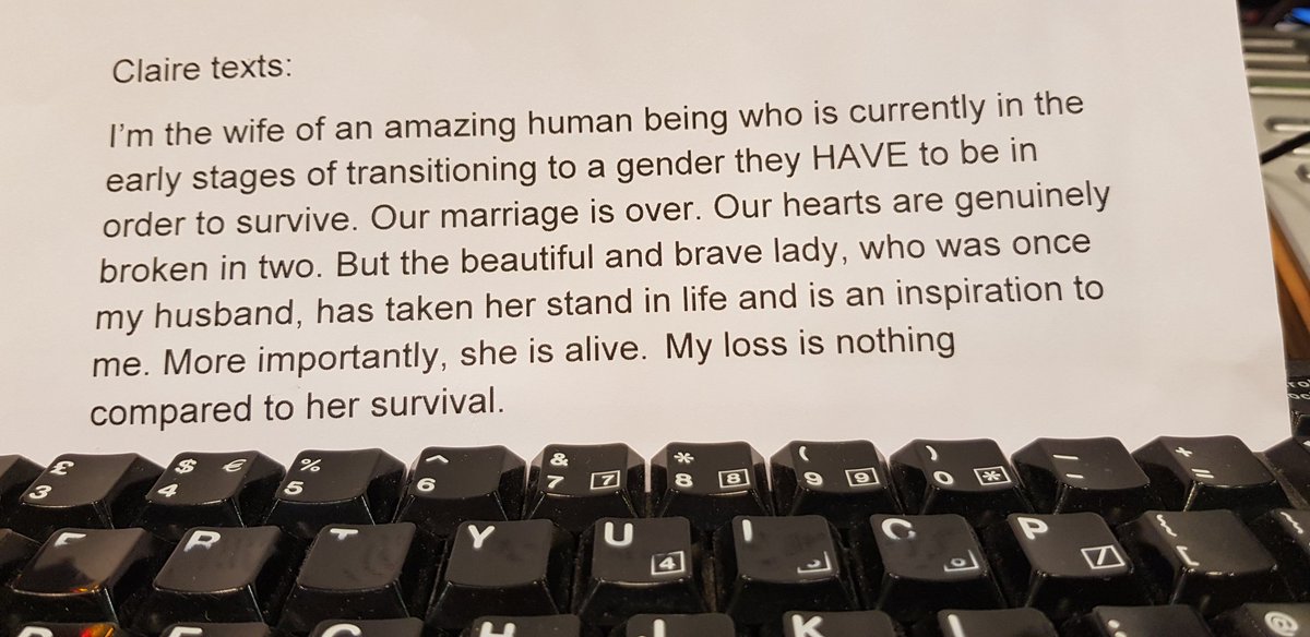 theJeremyVine's tweet photo. Look at this for a comment on transitioning late in life, wow ❤️❤️🎙️

@BBCRadio2 https://t.co/CanmImiIE5