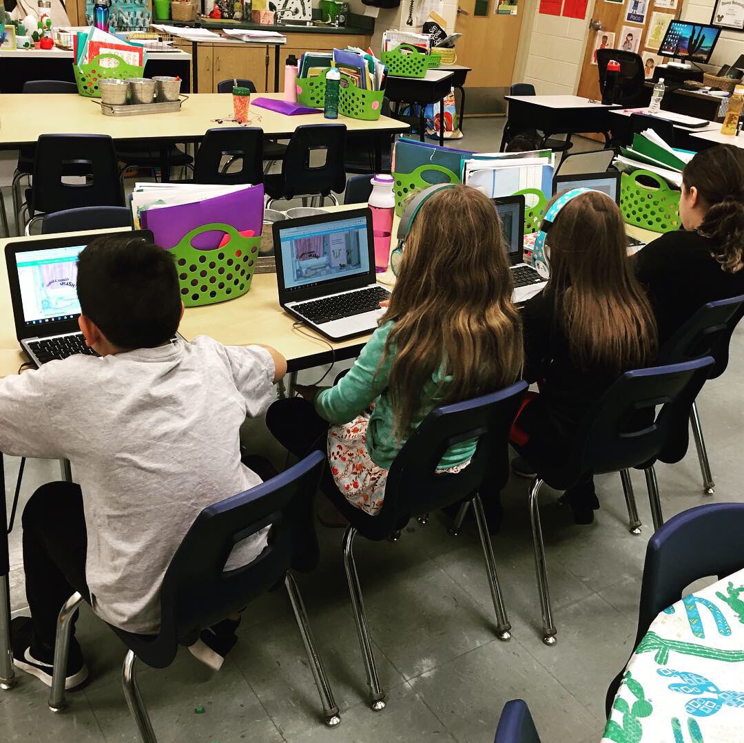 paninibaymrsj's tweet photo. Our “@EpicKidsBooks Friday Clubs” wrapping up the week of reading 400 books to contribute to the national challenge goal ! #readingchallenge #technologybasedlearning #StaffordReady https://t.co/sTXpsdrJlE