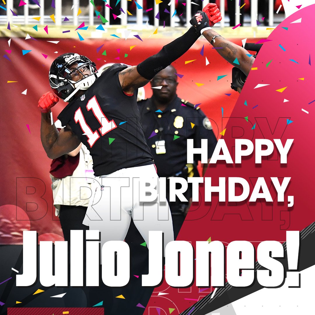Join us in wishing Julio Jones a happy 30th birthday! 