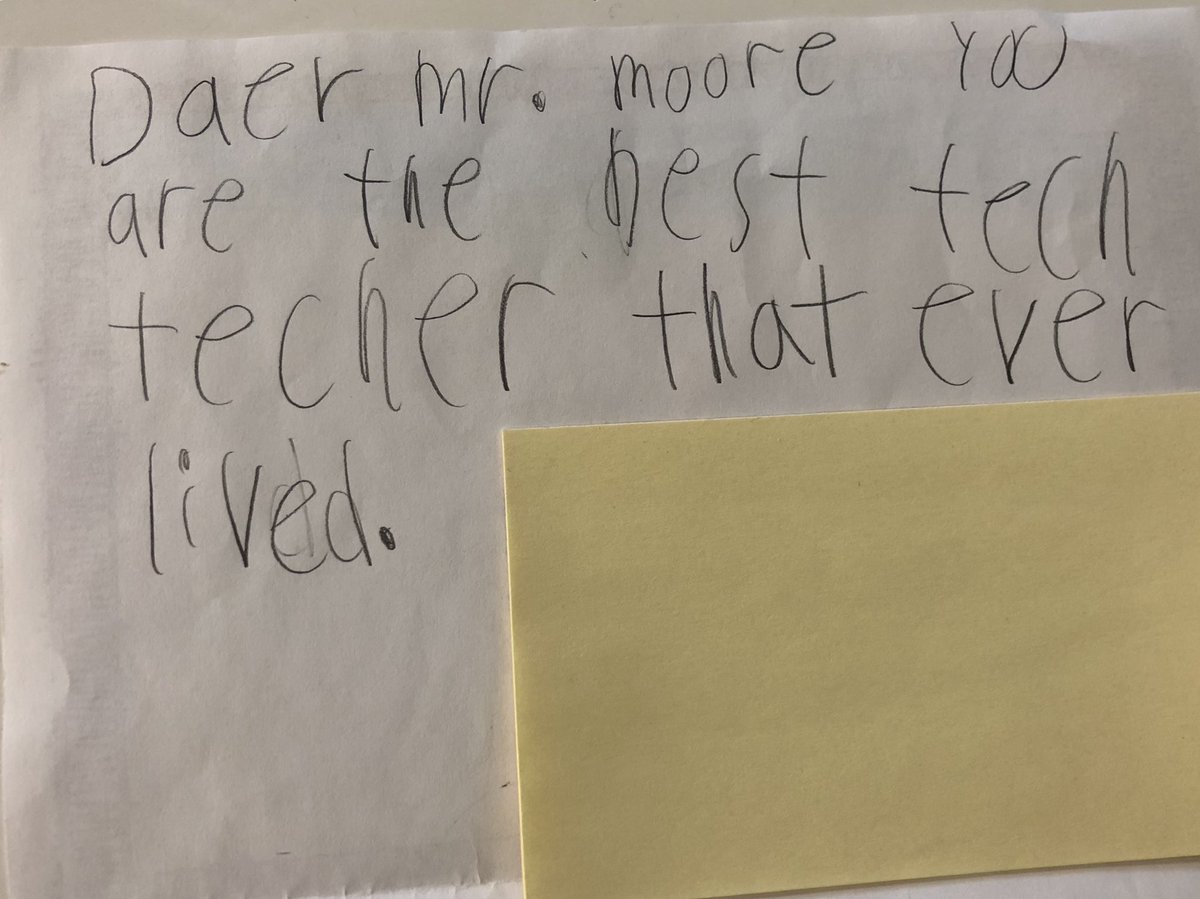moorenate's tweet image. Little kids are the best. #firstgrade #notechnologyneeded