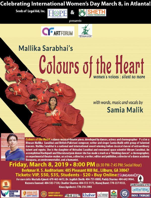 Heartywood's tweet photo. Excellent: "The Colours of Her Heart" an intl event in ATL supporting #IWD2019 &amp; #BalanceforBetter  - Friday, March 8th. Details in image + View Video:
https://t.co/5L6uSV7zRU https://t.co/YUAC6tBWAU