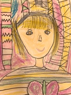 1st graders just finished learning about the proportions of the face and created these cute self-portraits! #greatplacetoworkandlearn
