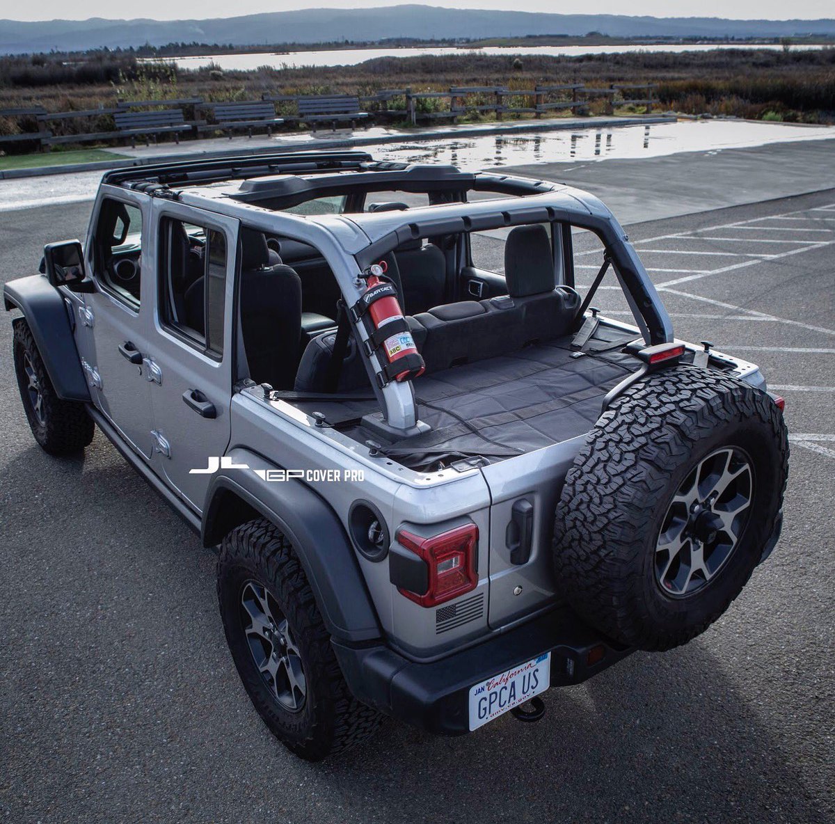 Badass Jeep Truck🇺🇸  #silverjeep #jeepjl #jl #jeepwranglerjl #jeepwrangler #jeeplife #gpcaofficial #givepeaceachance 📸@gpcaofficial