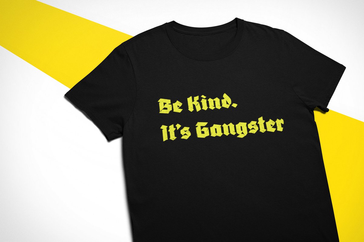 Be Kind. 
It's Gangster 💪
#FEARClothingCo