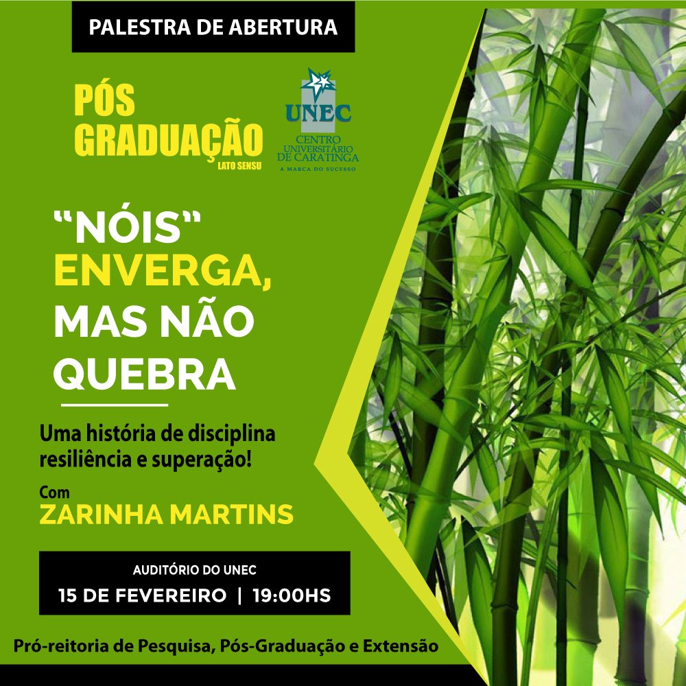 caratingaunec's tweet photo. Vem aí! Palestra de abertura da pós-graduação. 🖊️📚

#sejaunec #unecnasredes #somosunec https://t.co/wZ5nervhC9