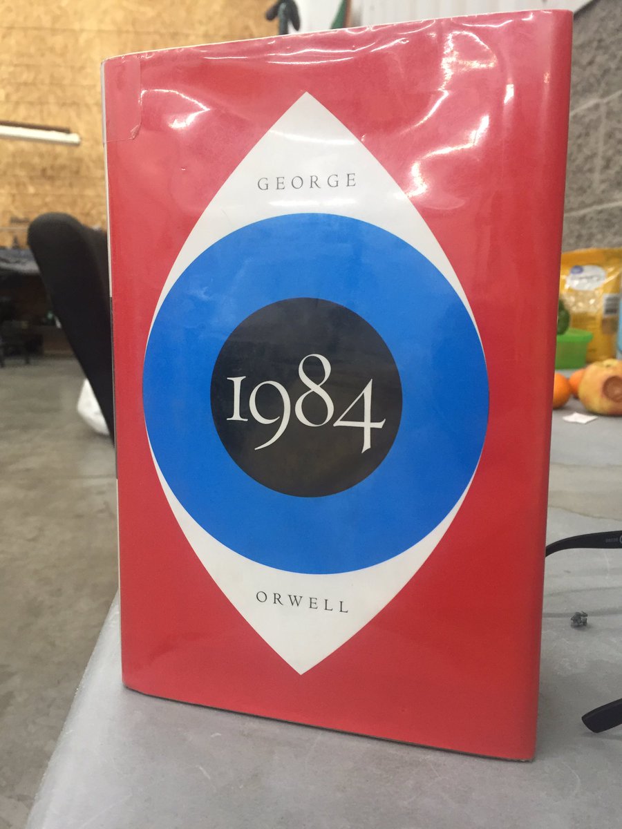 Freedumrings's tweet photo. Just finished 1984 I would suggest it as a must read.  It really makes you think of what the future can become, this book has been continuously banned, for its “sexual content”.  #GeorgeOrwell #democracy https://t.co/RgmmE3jwVk