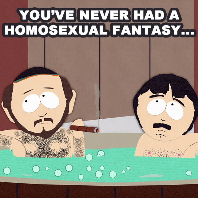 South Park On Twitter Two Guys Naked In A Hot Tub