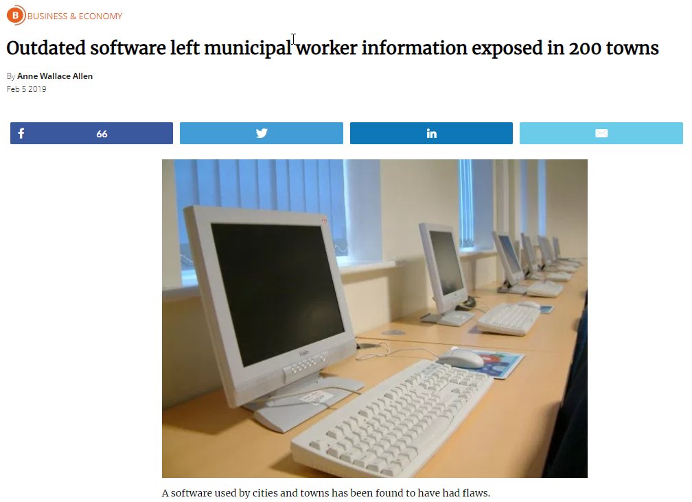 CODEmagazine's tweet image. CODE Consulting codemag.com/Consulting can help you avoid Visual FoxPro and other legacy platform security risks like these by migrating your aging applications to a modern, secure and stable platform. bit.ly/2SBirOU #securityrisk #upgradesoftware